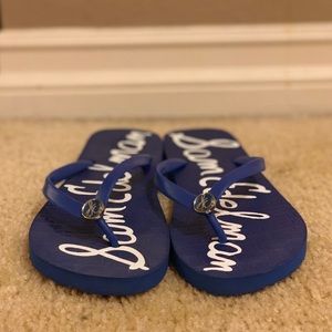 Sam Edelman Flip Flops - Size 6 - Navy